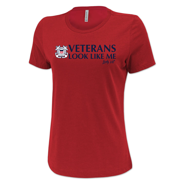 Coast Guard Vet Looks Like Me Ladies T-Shirt