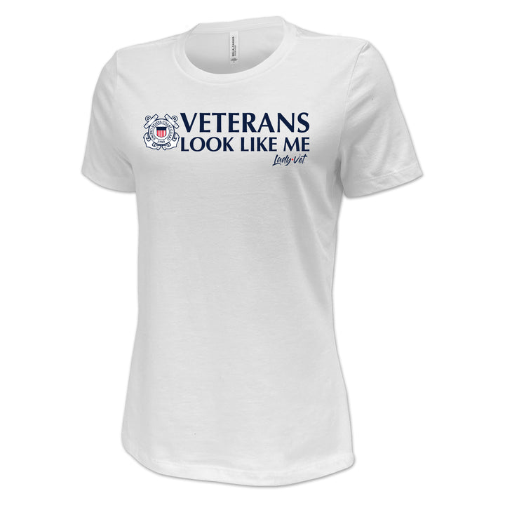 Coast Guard Vet Looks Like Me Ladies T-Shirt