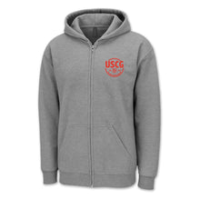 Load image into Gallery viewer, Coast Guard Veteran Full-Zip Hood