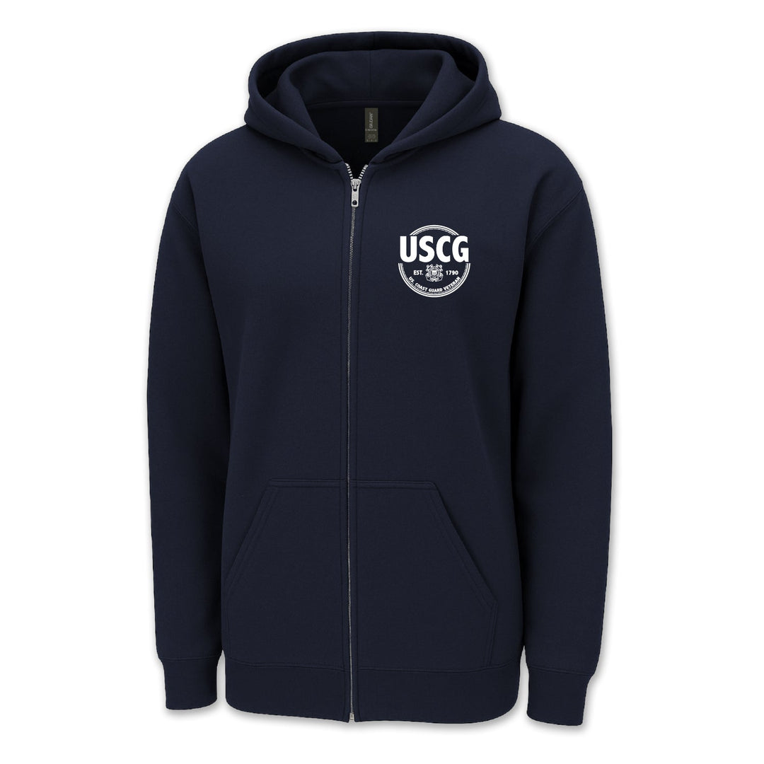 Coast Guard Veteran Full-Zip Hood