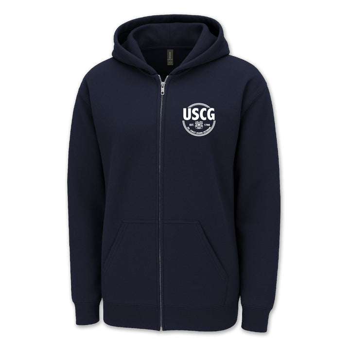 Coast Guard Veteran Full-Zip Hood