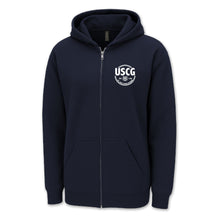Load image into Gallery viewer, Coast Guard Veteran Full-Zip Hood