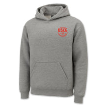 Load image into Gallery viewer, Pick Your Design Coast Guard Hooded Sweatshirt (Grey)