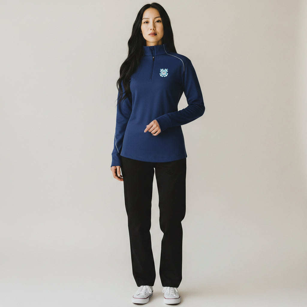 Coast Guard Women's Columbia Shotgun 1/4 Zip Pullover*