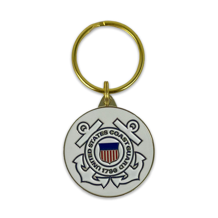 United States Coast Guard Double Sided Key Ring