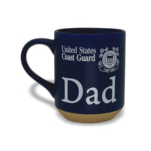 Load image into Gallery viewer, Coast Guard Dad 16oz Matte Sandstone Mug