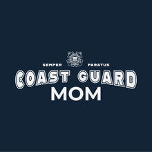 Load image into Gallery viewer, Coast Guard Mom Ladies T-Shirt (Navy)