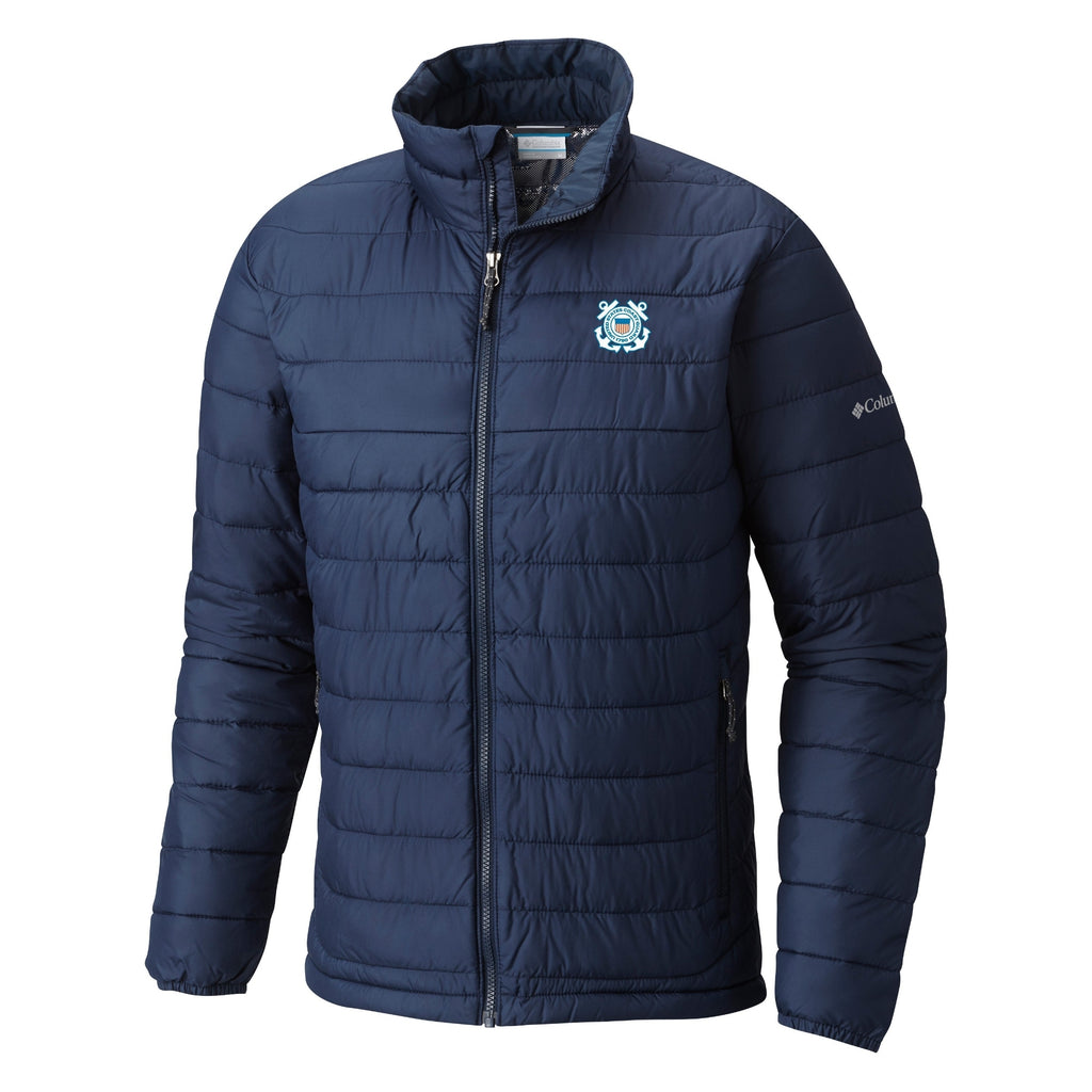 Coast Guard Seal Columbia Powder Lite Jacket (Navy)*