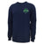 Pick Your Design Coast Guard Long Sleeve T-Shirt (Navy)