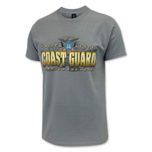 Load image into Gallery viewer, United States Coast Guard Gold Flags T-Shirt (Gravel)