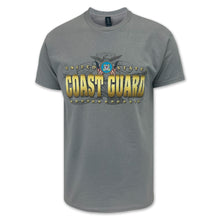Load image into Gallery viewer, United States Coast Guard Gold Flags T-Shirt (Gravel)