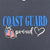 Coast Guard Proud Ladies Dog Tag T-Shirt (Navy)