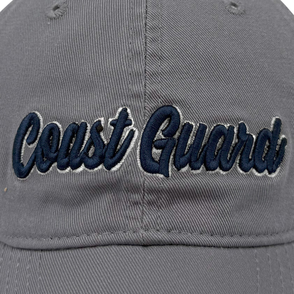 Coast Guard Ladies Script Hat (Dark Grey)