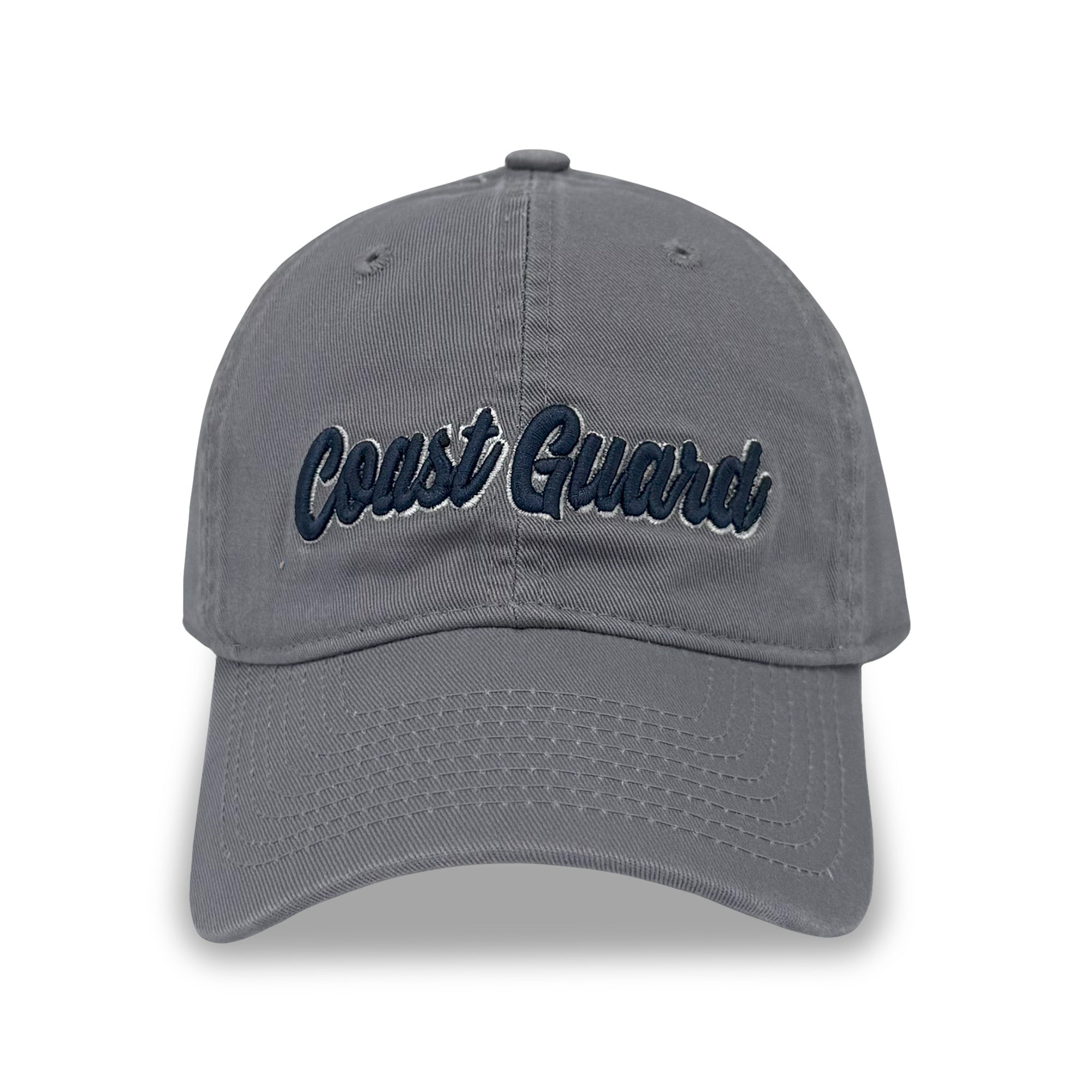 Coast Guard Ladies Script Hat (Dark Grey)
