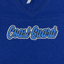 Load image into Gallery viewer, Coast Guard Ladies Script T-Shirt (Royal)