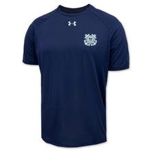 Load image into Gallery viewer, Coast Guard Under Armour Left Chest Seal Tech T-Shirt (Navy)