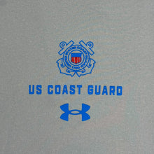 Load image into Gallery viewer, United States Coast Guard Seal Under Armour Tech T-Shirt (Grey)