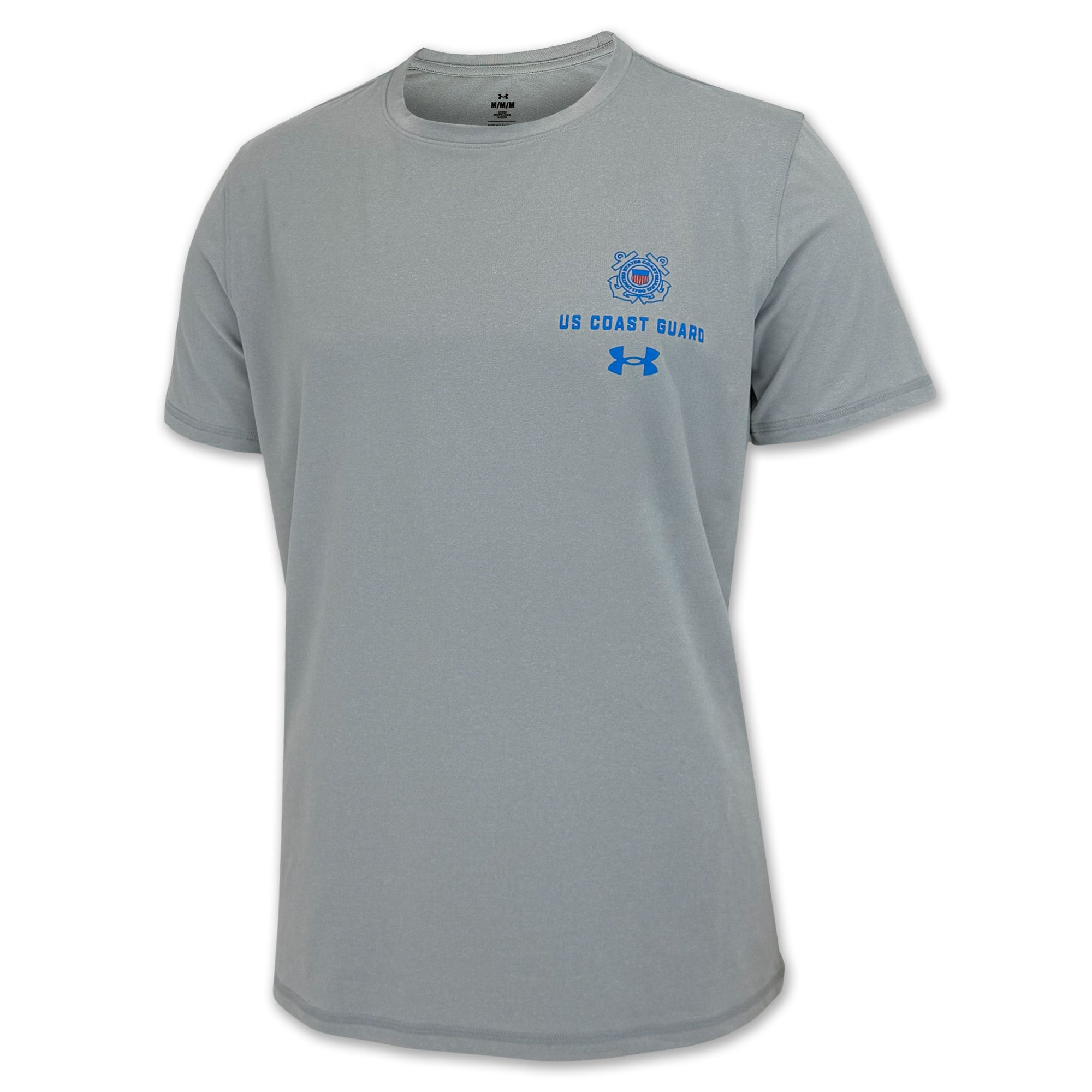 United States Coast Guard Seal Under Armour Tech T-Shirt (Grey)