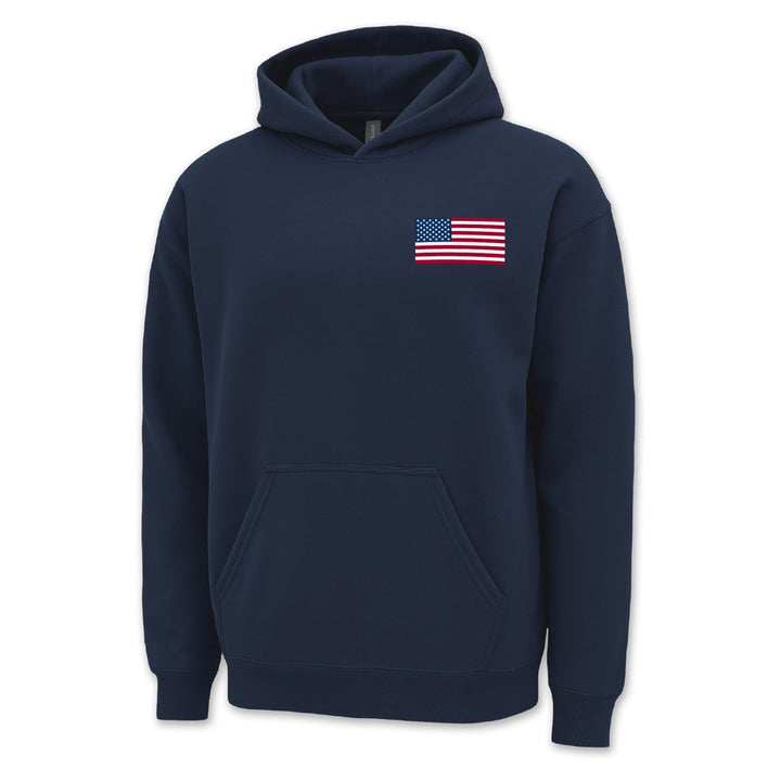 USA Flag Left Chest Hood