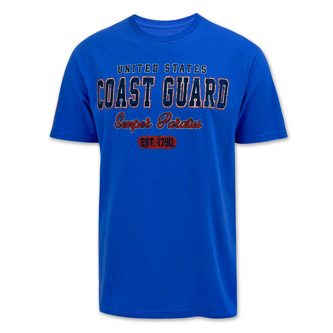 United States Coast Guard Vintage T-Shirt (Royal)