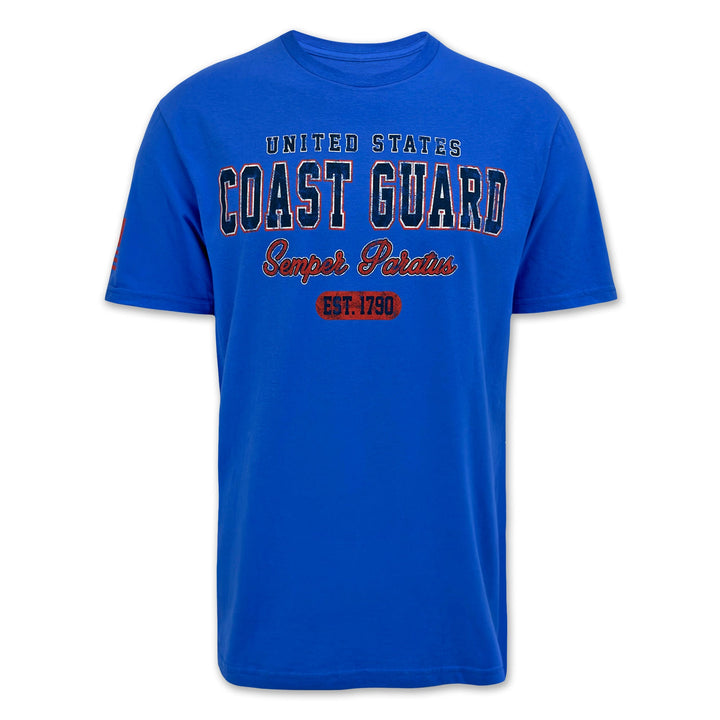 United States Coast Guard Vintage T-Shirt (Royal)