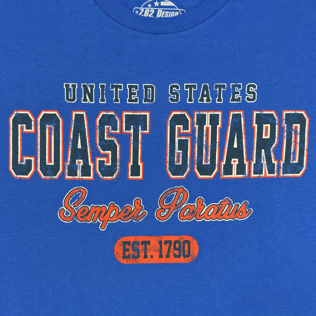 United States Coast Guard Vintage T-Shirt (Royal)