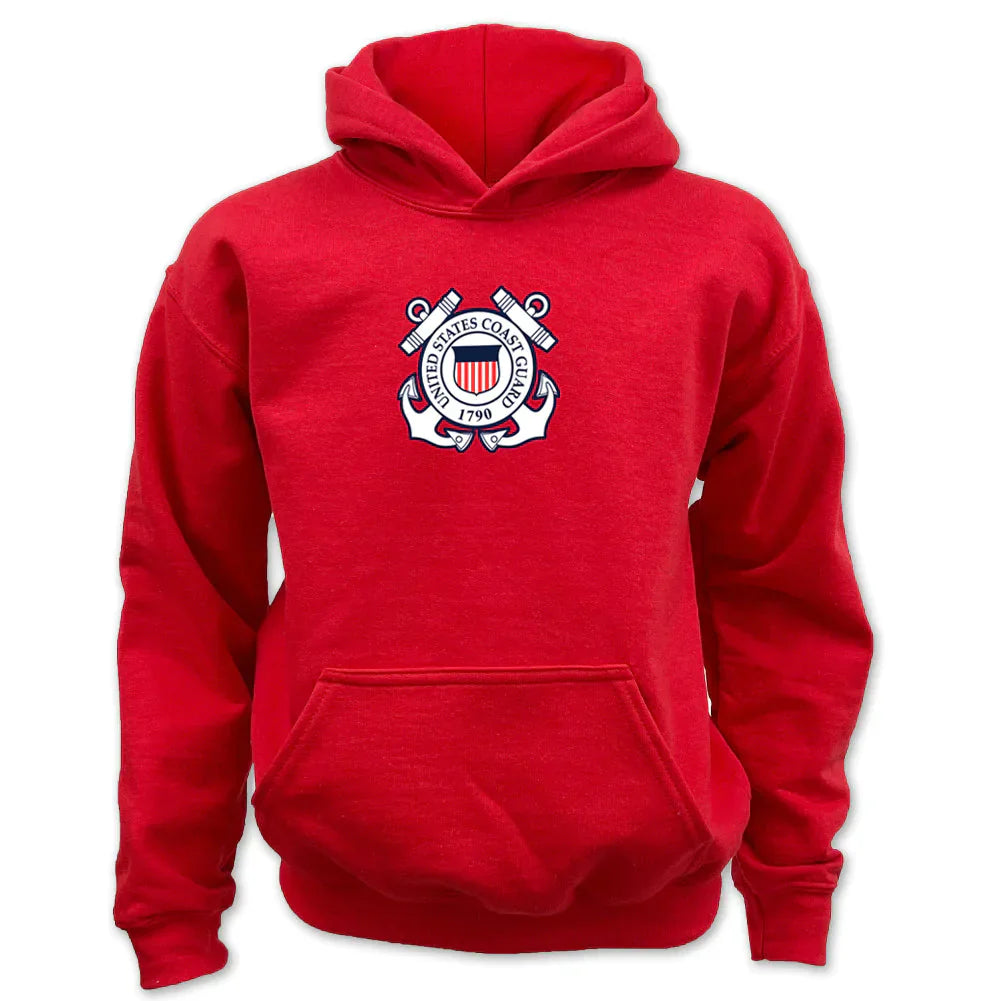 Pick Your Design Coast Guard Youth Hooded Sweatshirt