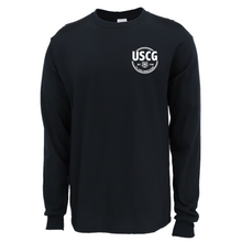 Load image into Gallery viewer, Pick Your Design Coast Guard Long Sleeve T-Shirt (Black)