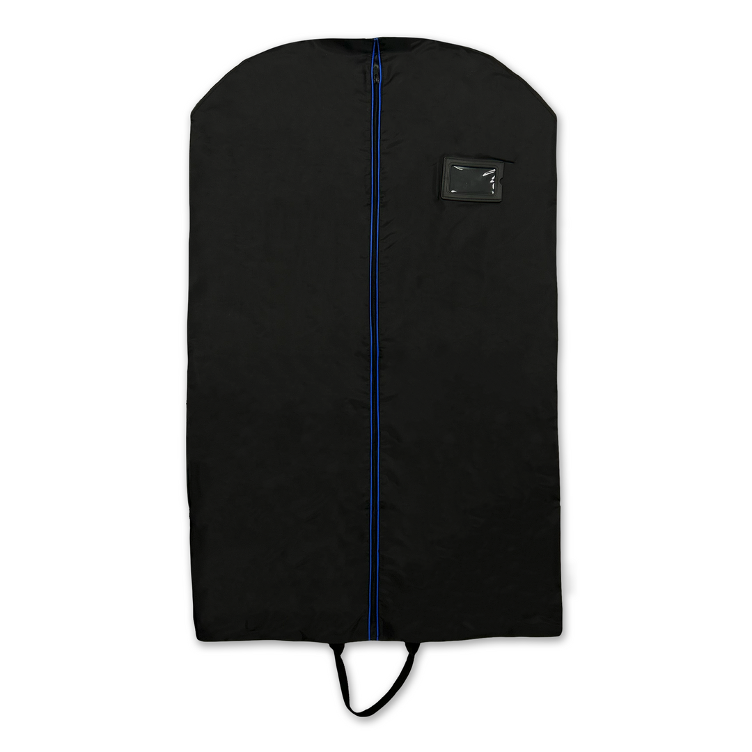 Lightweight Dress Uniform Garment Bag (Black With Blue Zip) Lightweight Dress Uniform Garment Bag (Black With Blue Zip)