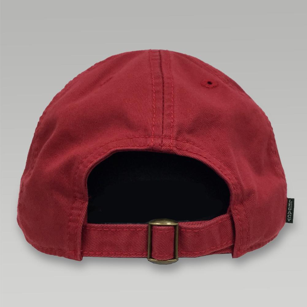 COAST GUARD SEAL VETERAN TWILL HAT (RED) 1
