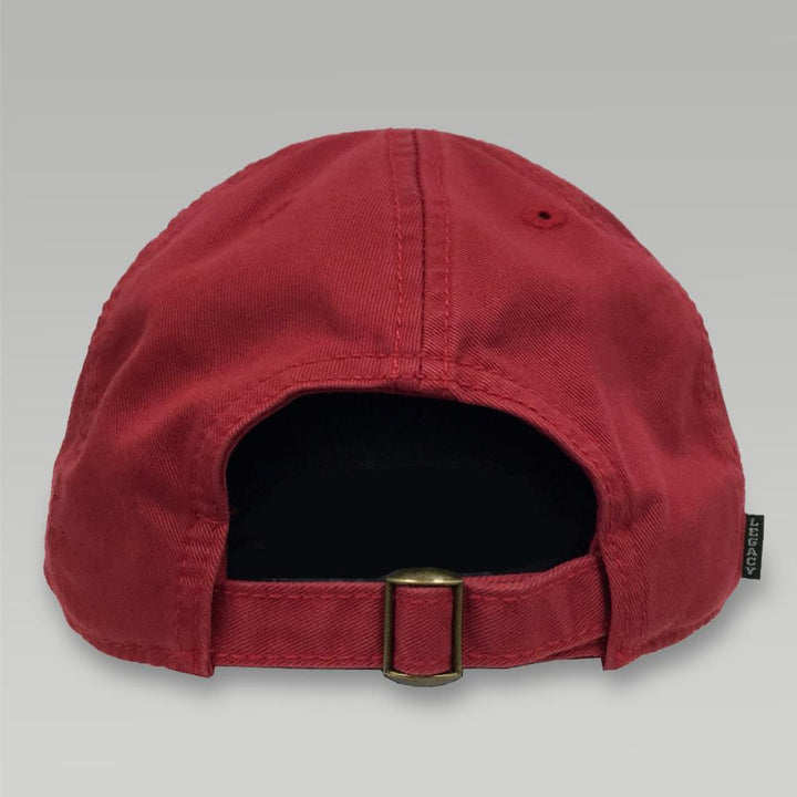 COAST GUARD SEAL VETERAN TWILL HAT (RED) 1