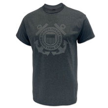 Load image into Gallery viewer, Coast Guard Reflective Logo T-shirt (Charcoal)