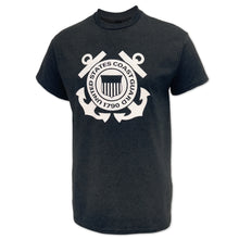 Load image into Gallery viewer, Coast Guard Reflective Logo T-shirt (Charcoal)