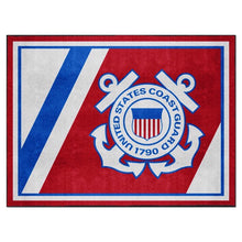 Load image into Gallery viewer, U.S. Coast Guard 8X10 Plush Rug