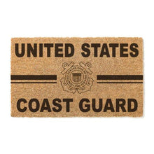 Load image into Gallery viewer, Coast Guard Seal Stripe Doormat