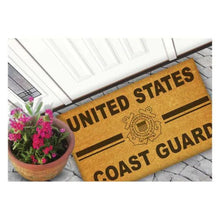 Load image into Gallery viewer, Coast Guard Seal Stripe Doormat