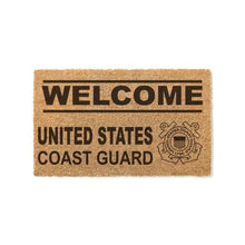 Load image into Gallery viewer, Coast Guard Seal Welcome Doormat