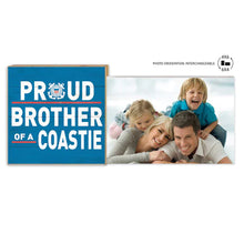 Load image into Gallery viewer, Coast Guard Floating Picture Frame Military Proud Brother