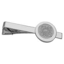 Load image into Gallery viewer, Coast Guard Seal Tie Bar (Silver)