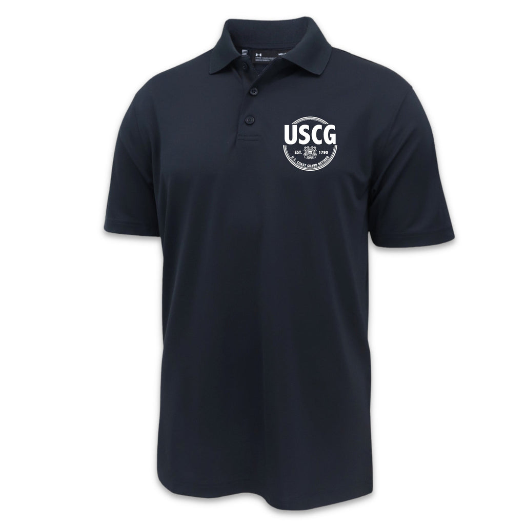 Coast Guard Retired Under Armour Tac Performance Polo