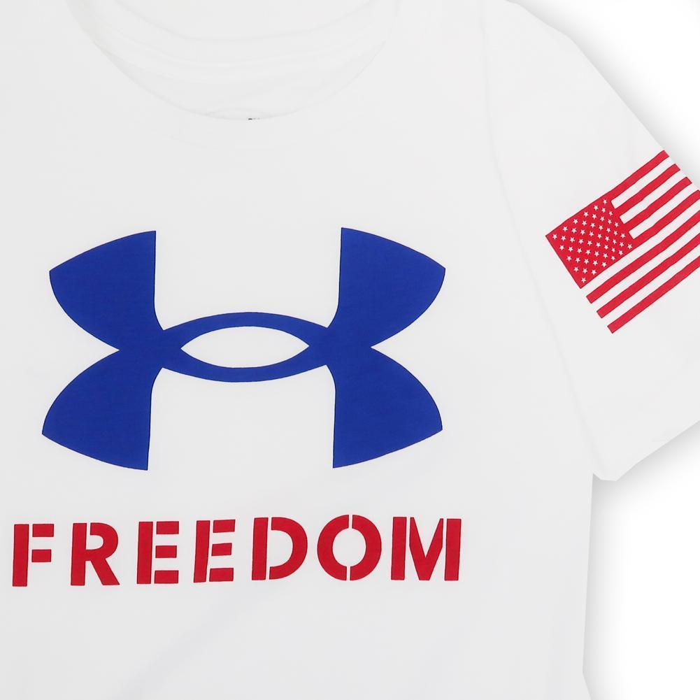 Under Armour New Freedom Logo T-Shirt (White)