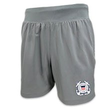 Load image into Gallery viewer, Coast Guard Seal Under Armour Launch Elite 5&quot; Short (Steel)