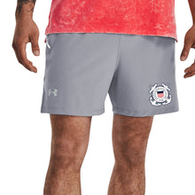 Load image into Gallery viewer, Coast Guard Seal Under Armour Launch Elite 5&quot; Short (Steel)