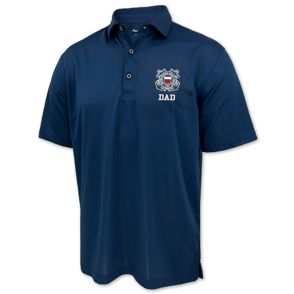 Coast Guard Dad Polo (Navy)