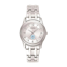 Load image into Gallery viewer, Coast Guard Seal Ladies Bulova Stainless Steel Bracelet Watch (Silver)*