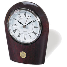 Load image into Gallery viewer, Coast Guard Seal Palm Desk Clock (Gold)