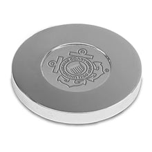 Load image into Gallery viewer, Coast Guard Seal Paperweight (Silver)