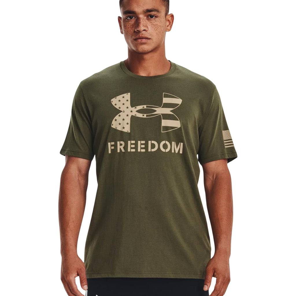 Under Armour New Freedom Logo T-Shirt (OD Green)