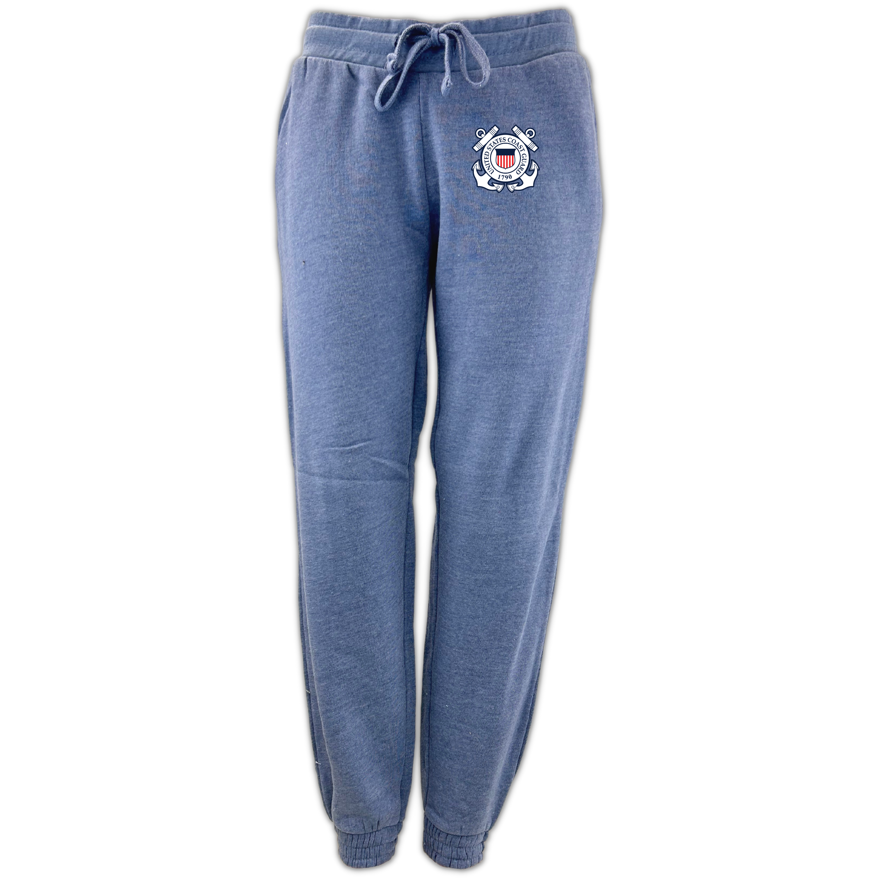 Coast Guard Seal Ladies Angel Fleece Pants