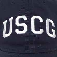 Load image into Gallery viewer, USCG Arch Relaxed Fit Hat (Navy/White)